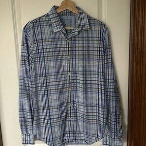 Banana Republic Luxe Stretch Poplin shirt, M